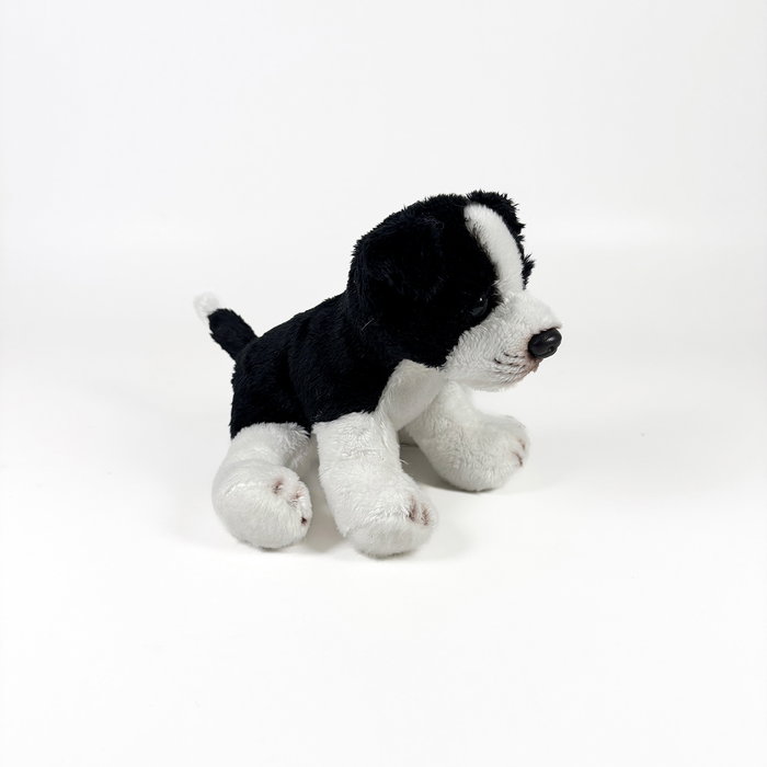 Deqube Peluche Border Collie Assis 12cm Licence Bocalan Deqube Peluche Border Collie Assis 12cm Licence Bocalan