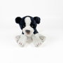 Deqube Peluche Border Collie Assis 12cm Licence Bocalan