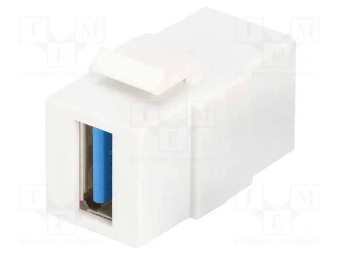 DIGITUS Connecteur USB Keystone USB 3.0 blanc DIGITUS Connecteur USB Keystone USB 3.0 blanc