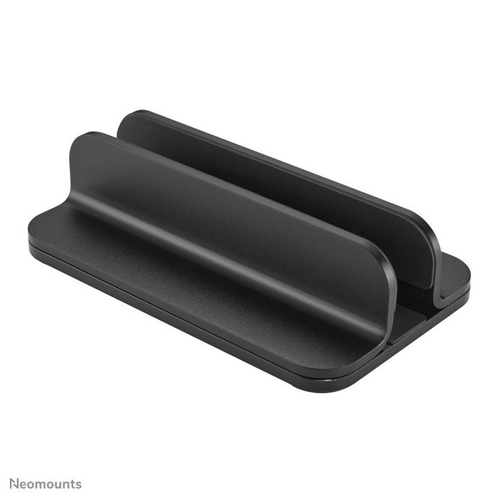 Neomounts NSLS300BLACK Support vertical pour ordinateur portable - Compatible 11 à 17 pouces - Réglable en largeur - Aluminium - Noir