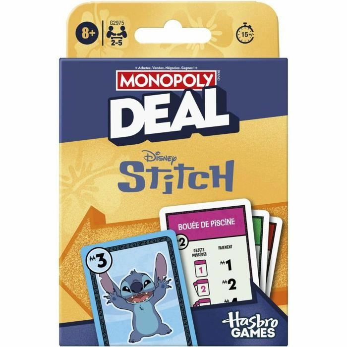 Hasbro Gaming Monopoly Deal Stitch Edition Disney Hasbro Gaming Monopoly Deal Stitch Edition Disney