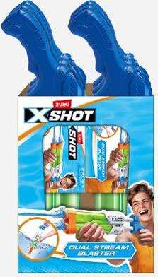 Zuru X-Shot Pistolets à eau Small Quad Stream Blaster avec deux canons 13.2x40.2x5.3 cm - Modèles aléatoires Zuru X-Shot Pistolets à eau Small Quad Stream Blaster avec deux canons 13.2x40.2x5.3 cm - Modèles aléatoires
