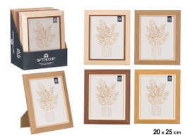 GIFTDECOR Lot de 24 cadres photo relief 20x25 cm assortis