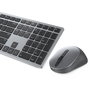 Dell - Kit Clavier et Souris Sans Fil 2.4 GHz et Bluetooth 5.0 pour PC - Clavier AZERTY Français Standard avec Souris Ergonomique - Autonomie 36 Mois, 1600 DPI