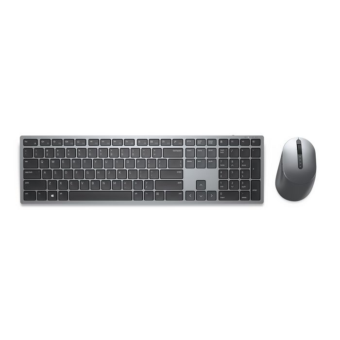 Dell - Kit Clavier et Souris Sans Fil 2.4 GHz et Bluetooth 5.0 pour PC - Clavier AZERTY Français Standard avec Souris Ergonomique - Autonomie 36 Mois, 1600 DPI Dell - Kit Clavier et Souris Sans Fil 2.4 GHz et Bluetooth 5.0 pour PC - Clavier AZERTY Français Standard avec Souris Ergonomique - Autonomie 36 Mois, 1600 DPI