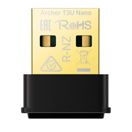 TP-Link Archer T3U Nano - Adaptateur USB WiFi AC1300 Dual-Band (2.4GHz & 5GHz) avec technologie MU-MIMO et WPA3 - Conception miniature - Compatible Windows & Mac