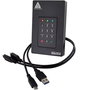 Apricorn Disque SSD portable sécurisé Aegis Fortress L3 2 To (2000 GB) avec protection par mot de passe et chiffrement matériel 256-bit AES - USB 3.1