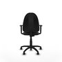 PIQUERAS Y CRESPO Chaise de bureau Aýna, Simili cuir gris foncé, Accoudoirs 1D