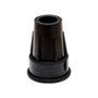 Micel CNT09 18 mm Lot de 25 Embouts pour béquilles en caoutchouc noir