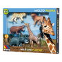 Molto Figurines Animaux Sauvages - Set de 6 Unités en Plastique - Jouet Éducatif à Partir de 3 Ans