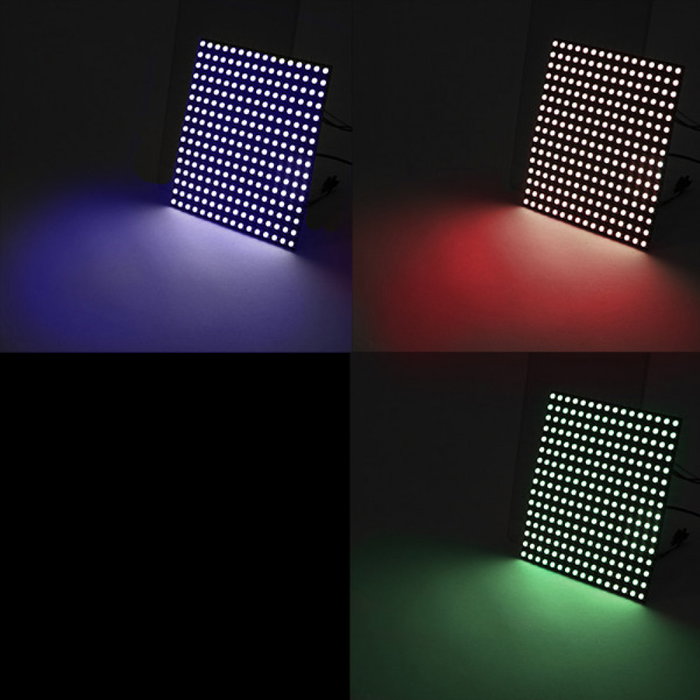 Écran Pixel LED 160x160mm RVB 256 Pixels 5VDC 77W IP30