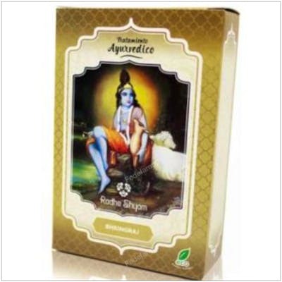 Radhe Shyam Traitement Capillaire Ayurvédique Bhringraj 100g Bio Radhe Shyam Traitement Capillaire Ayurvédique Bhringraj 100g Bio