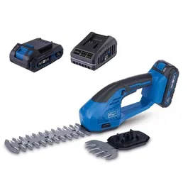 Scheppach C-HTGS200-X - Cisaille à gazon et taille-haie sans fil 2 en 1 - Batterie 20V IXES 2Ah avec chargeur