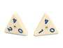 Cayro Domino Triangular 25x25x4.5 - Jeu de domino en plastique pour 2 joueurs - Âge recommandé 8 ans - Langues : espagnol, anglais, français, italien, portugais, allemand