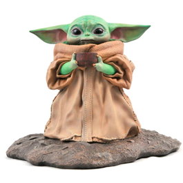 Diamond Select Toys Figura Milestones The Child avec soupe - Star Wars: The Mandalorian