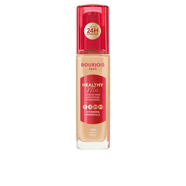 Bourjois Healthy Mix - Fond de teint amélioré 100% végétal, éclat naturel, vitamines C, E, B5, 30 ml, 52W