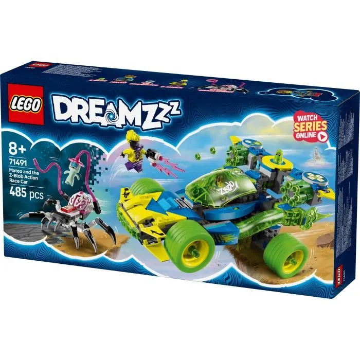 Lego DREAMZzz 71491 Coche de carreras de Mateo y Z-Blob - Jouet de construction 3 en 1