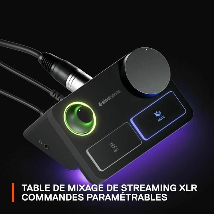 SteelSeries ALIAS PRO Microphone XLR Noir Qualité Studio