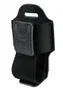 LEVYS Housse pour émetteur sans fil Bodypack en cuir noir