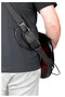LEVYS Housse pour émetteur sans fil Bodypack en cuir noir