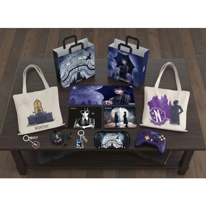 Konix Écouteurs Bluetooth sans Fil - Mercredi - Noir - Autonomie 6 h + 22 h (boîtier) - Résistance IPX4 - Son Immersif - Léger 50g - Confortable Konix Écouteurs Bluetooth sans Fil - Mercredi - Noir - Autonomie 6 h + 22 h (boîtier) - Résistance IPX4 - Son Immersif - Léger 50g - Confortable