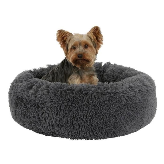 Kerbl Corbeille Fluffy Gris clair Ø76 x 19 cm Kerbl Corbeille Fluffy Gris clair Ø76 x 19 cm