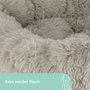 Kerbl Corbeille Fluffy Gris clair Ø76 x 19 cm
