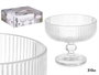 VIVALTO Coupelle à glace transparente à rayures 310 ml