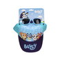 Cerdá - Gorro Set con Gafas de Sol Bluey 53 cm, Bleu, Âge Recommandé : 3 Ans