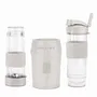 Sweiss MOOV8 Blender Personnel Portatif 300 W avec 2 Gourdes 570 ml, pour Smoothies et Boissons, Facile à Nettoyer, Design Beige