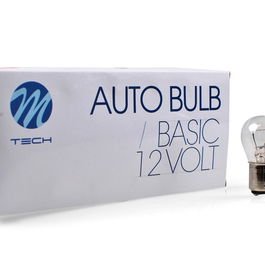 M-Tech MTECZ51 Lampe Halogène Ba15D 12V 21W Transparente 10 Unités