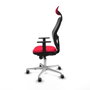 Piqueras y Crespo Chaise de Bureau avec Appui-tête 1D086G1 Rouge