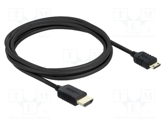 DELOCK Câble HDMI vers mini HDMI 3m 48Gbps 8K DELOCK Câble HDMI vers mini HDMI 3m 48Gbps 8K
