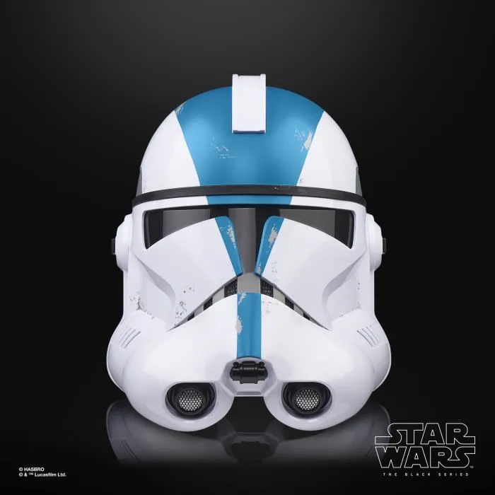 Hasbro Star Wars The Black Series - Casque électronique clone 501st Legion pour cosplay premium, à partir de 14 ans