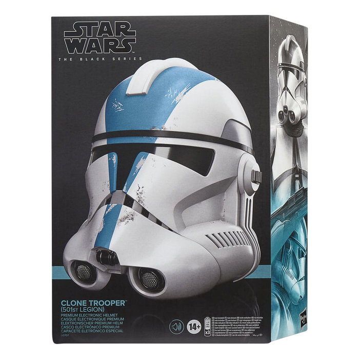 Star Wars: Ahsoka Black Series casque electronique Clone Trooper (501st Legion)