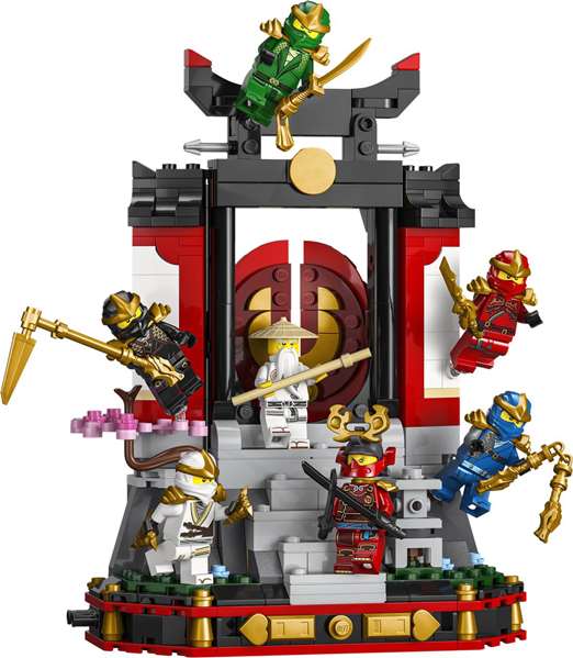 LEGO NINJAGO Exposition de Personnages Ninja 15e Anniversaire 71866