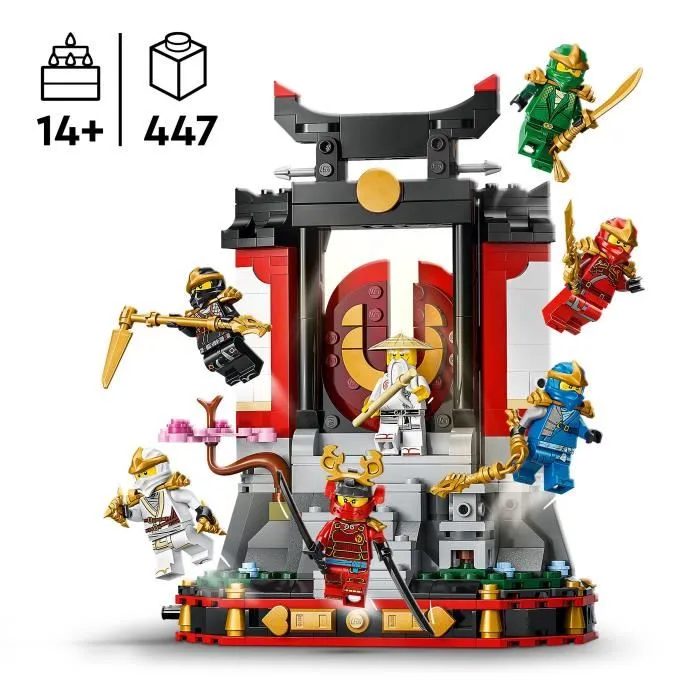 Lego 71866 NINJAGO 15e Anniversaire - Collection des Personnages Ninjas avec 8 Minifigurines - Jeu de Construction 14 Ans