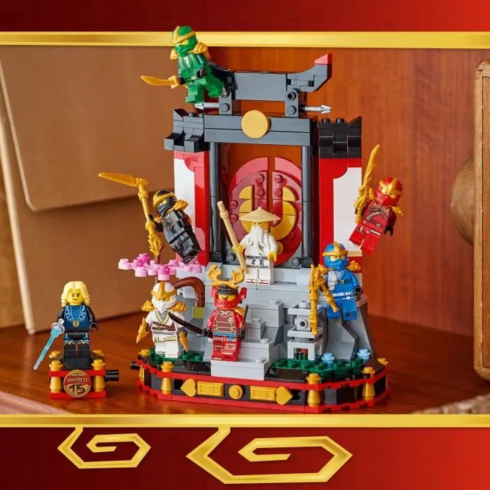 Lego 71866 NINJAGO 15e Anniversaire - Collection des Personnages Ninjas avec 8 Minifigurines - Jeu de Construction 14 Ans