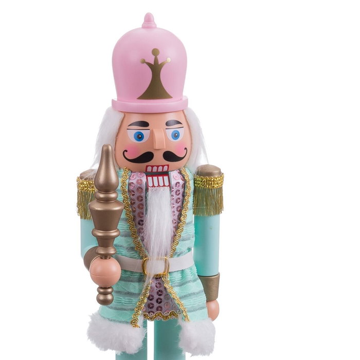 BigBuy Home Décorations de Noël Bleu Rose Soldat 11 x 9 x 38 cm BigBuy Home Décorations de Noël Bleu Rose Soldat 11 x 9 x 38 cm