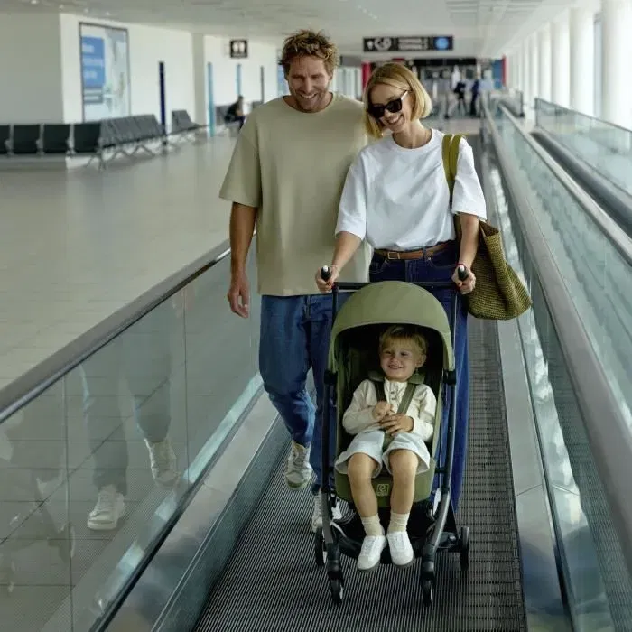 CYBEX Libelle - Poussette Voyage Ultra Compacte - 6 kg, Gris Fumée - Jusqu'à 22 kg - Canopy UPF50+ - Compatible Système Travel CYBEX