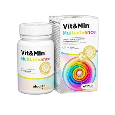 ELADIET Vit&Min Multiadvance 30 Comprimés ELADIET Vit&Min Multiadvance 30 Comprimés