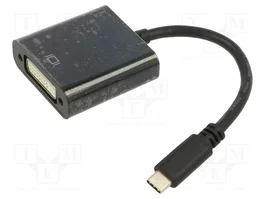 ART Adaptateur USB C vers DVI-I (24+5) socle 0,15m noir