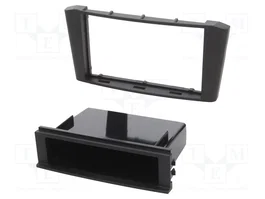 ACV Cadre de radio Toyota Avensis (T25) 2003->2009 noir 2 DIN