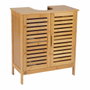 Andrea House Armoire sous lavabo en bambou 60 x 30 x 62 cm