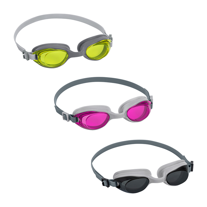 Bestway 21051 Lunettes de Natation Anti-Buée pour Adultes Silicone, Assorti 14 Ans et + Piscine & Plage Bestway 21051 Lunettes de Natation Anti-Buée pour Adultes Silicone, Assorti 14 Ans et + Piscine & Plage