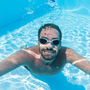 Bestway 21051 Lunettes de Natation Anti-Buée pour Adultes Silicone, Assorti 14 Ans et + Piscine & Plage