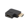Lanberg Adaptateur HDMI 4K Angle Droit Mâle-Femelle HDMI 2.0 18Gbps HDR Noir