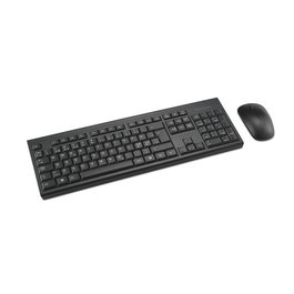 Kensington KM150 EQ - Kit clavier et souris sans fil Azerty pour entreprise, recyclé, étanche et chiffré, avec connexion 2,4 GHz pour Windows et macOS