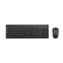Kensington KM150 EQ - Kit clavier et souris sans fil Azerty pour entreprise, recyclé, étanche et chiffré, avec connexion 2,4 GHz pour Windows et macOS
