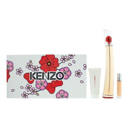 Kenzo - Coffret Parfum Fleur L'absolue pour Femme : Eau de Parfum 100 ml + Eau de Parfum 10 ml + Lotion Hydratante pour le Corps 75 ml